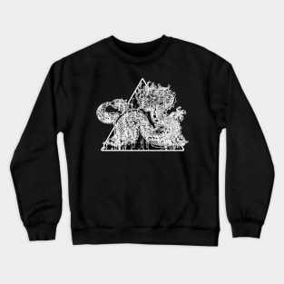 Dragon Sage Grunge Crewneck Sweatshirt